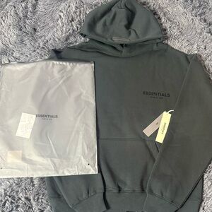 Fear of God Essentials Hoodie Black Size Men’s Medium